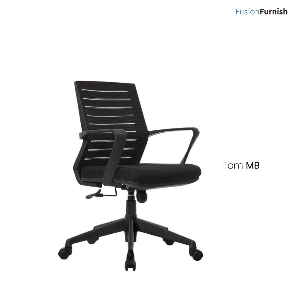 black office chair