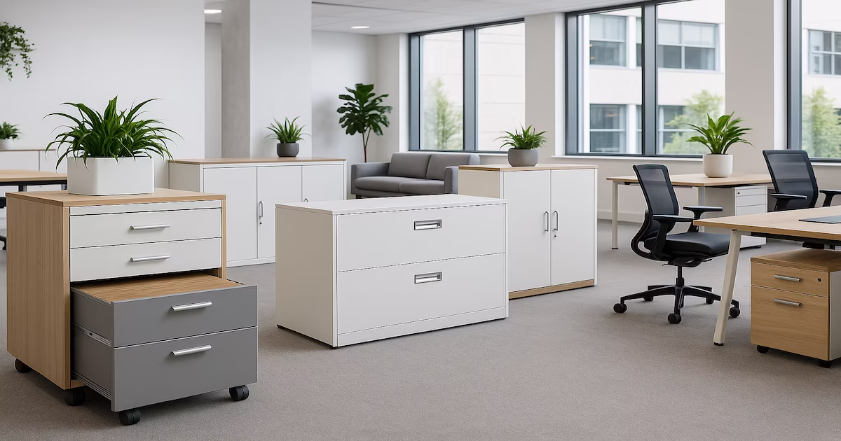 Modern office filing cabinet solutions