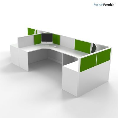 workstation with partition